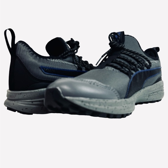 Puma Other - Puma Transport Trail Speck 377846 01 Gray Mesh Athletic Shoes Mens Size 12